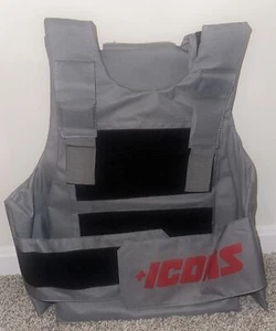 Hudson Outerwear +ICONS Reflective Gray Tactical Vest One Size - Picture 1 of 3
