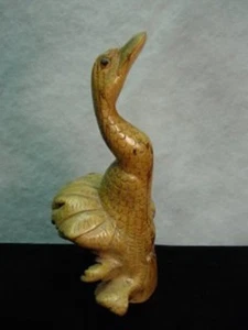 Unusual Hand Made Drift Wood Hand Carved Duck Statue By Artist - Picture 1 of 5
