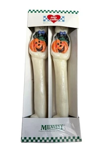 Vintage Eddie Walker Geist konische Kerzen Midwest Cannon Falls Halloween *LESEN - Bild 1 von 3