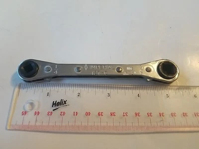 Llave de trinquete Imperial Eastman accionamiento cuadrado 1/4" x 3/8" y 3/16" x 5/16" Foto 1 de 4