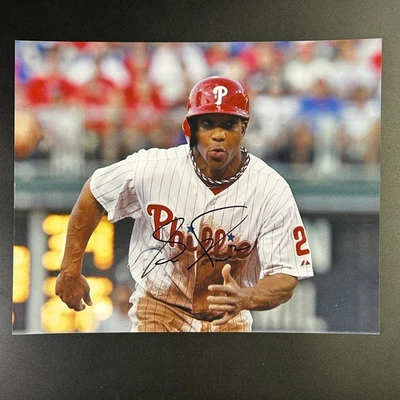 Foto autografiada en persona de los Filis de Filadelfia de Ben Revere VER DESCRIPCIÓN Foto 1 de 4