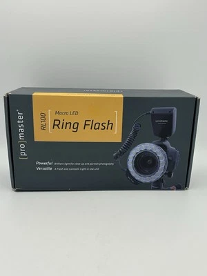 Promaster RL100 Macro LED Ring Flash for Portrait Photography Fits Most Cameras - Image 1 of 4