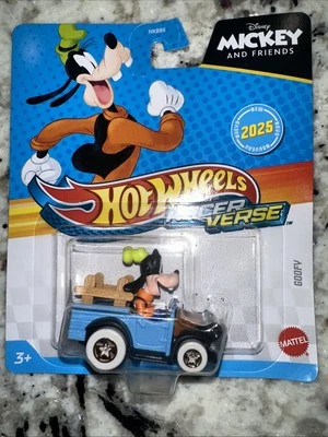 2025 Hot Wheels Racer Verse Disney Mickey and Friends "GOOFY" NEW IN HAND - Image 1 of 4