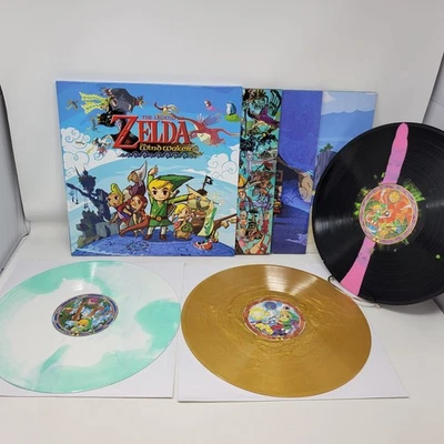 Legend of Zelda Wind Waker Gamecube Soundtrack VGM Vinyl Record Box Set 3LP /300 - Image 1 of 4