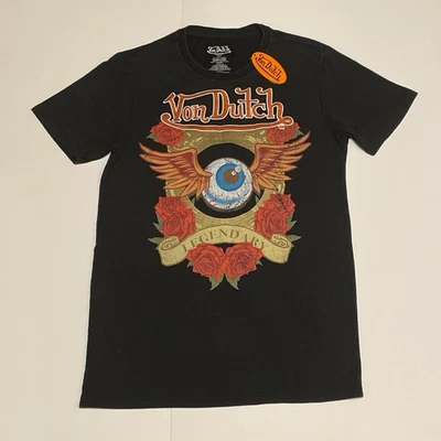VON DUTCH GRAPHIC T SHIRT (SMALL) - Image 1 of 4