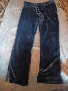 Ugg Womens Furry Soft Pants Warm Lounge M Snow Pull On Navy Blue - Picture 1 of 6
