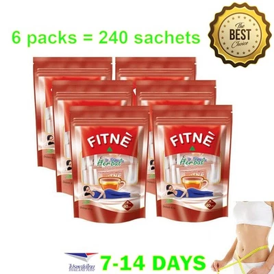 240 Sobres Té de Hierbas Senna Infusión FITNE Original Desintoxicación Natural para Peso Cl Foto 1 de 4