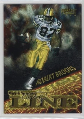 1996 Pinnacle On the Line Robert Brooks #2 - Image 1 of 2
