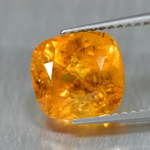 Cojín de 5,15 quilates, piedra preciosa suelta topacio imperial 100 % natural extremo - Imagen 1 de 1