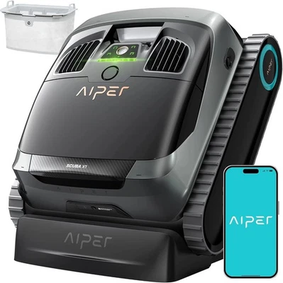 AIPER Scuba X1 Cordless Robotic Pool Cleaner 6600 GPH High-Power Suction NEW