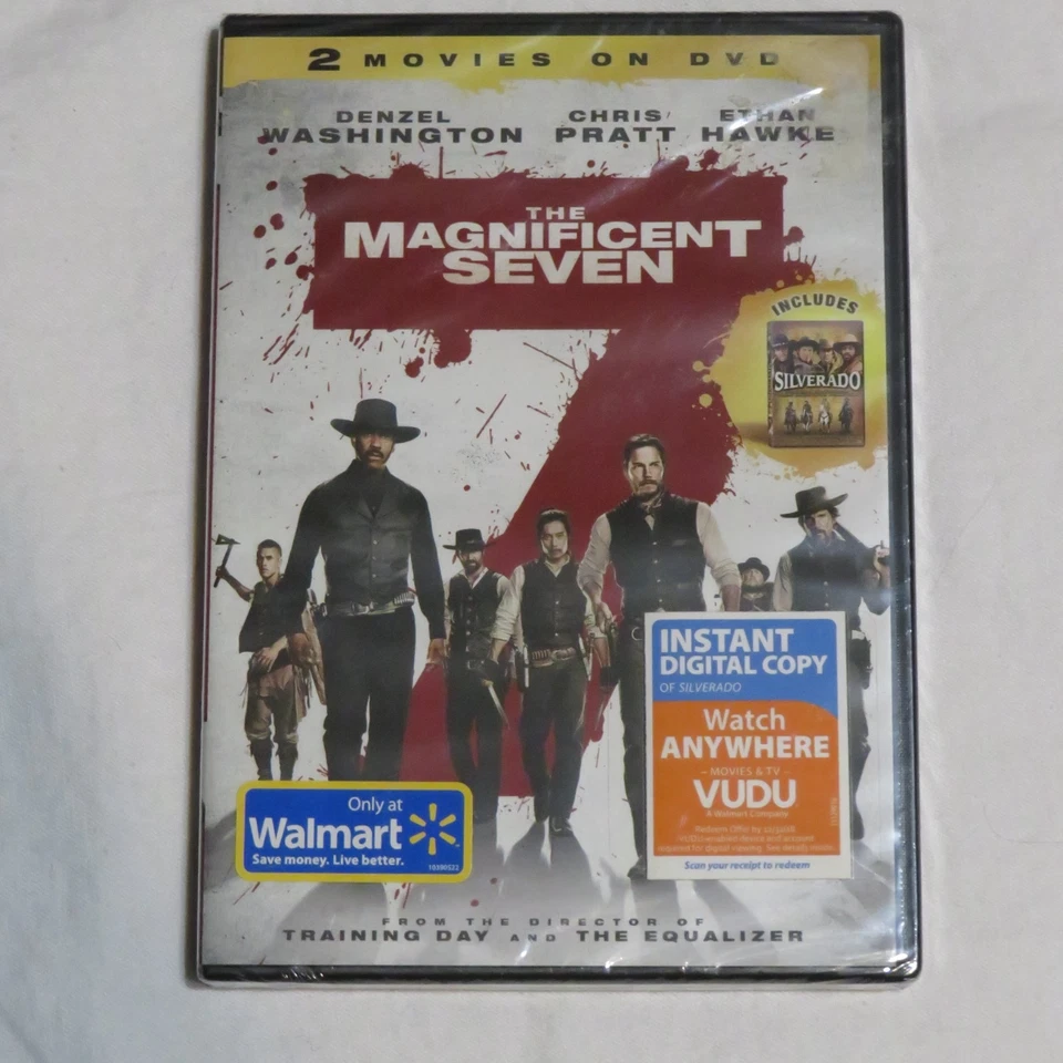 The Magnificent Seven   / Silverado (1985) - (2 Movies 2 DVDs) - NEW SEALED - Image 1 of 1