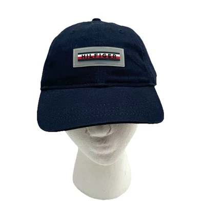 Chapéu Tommy Hilfiger Masculino Hilfiger Spellout na Frente Azul Marinho Etiqueta de Amostra - Imagem 1 de 4