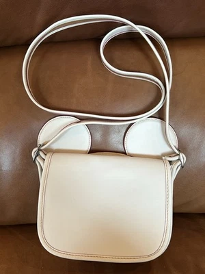 NWOT COACH DISNEY X Patricia Crossbody Saddle Glove Calf Lthr Mickey Ears F59369 — 第 1/4 张图片