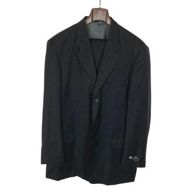 NUEVO CON ETIQUETAS Manzini Uomo Para Hombres Talla 48 LARGO 48L Rayas 100% Lana Italiana Conjunto de Traje NUEVO Foto 1 de 4