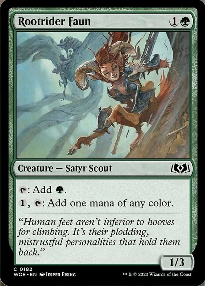 x1 Rootrider Faun - Wilds of Eldraine - NM - MTG - Image 1 of 1