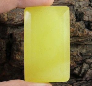 Pietra Preziosa Naturale 350,20 Ct Zaffiro Giallo Madagascar Taglio Smeraldo Spedizione Gratuita - Foto 1 di 8