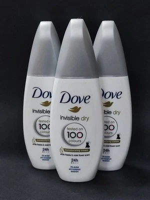Pack 3 pezzi Dove deodorante vapo no gas Invisible Dry 75 ml - Immagine 1 di 3