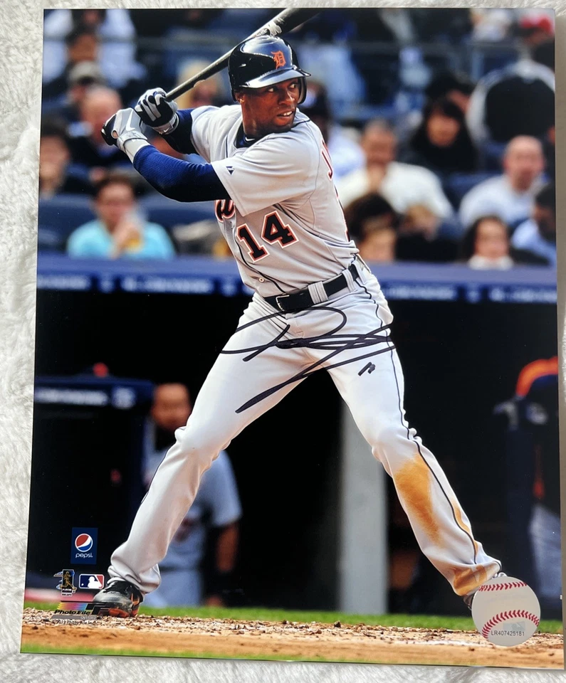 奥斯汀·杰克逊亲笔签名 8 x 10 底特律老虎队照片 — 第 1/4 张图片