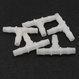 Lote de 10 3 maneras 12 mm igual camiseta púas de plástico unión aire agua hogar - Imagen 1 de 2