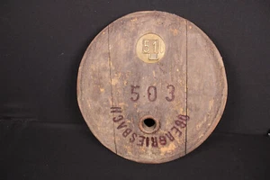 Fondo de barril barril de cerveza cervecería Obergriesbach Baviera preguerra D.R.P. - Imagen 1 de 4