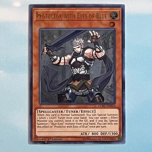 Yugioh PROTECTOR WITH EYES OF BLUE Ultra LCKC-ENO13 1er LP Ligeramente Jugado - Imagen 1 de 2