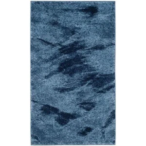 SAFAVIEH Area Rugs 3'x5' Imported Polypropylene Modern Indoor Light Blue/Blue - Picture 1 of 6