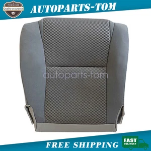 For 2009 2008 09-2015 Toyota Tacoma "Manual" Driver Bottom Cloth Seat Cover Gray - Picture 1 of 17