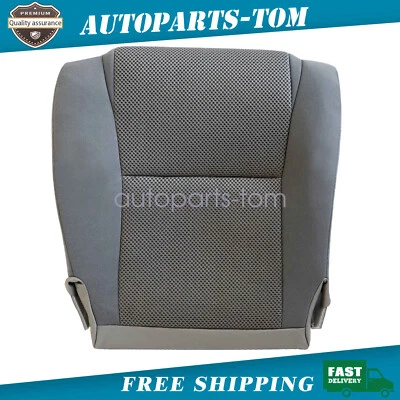 For 2009 2008 09-2015 Toyota Tacoma "Manual" Driver Bottom Cloth Seat Cover Gray - Image 1 of 4