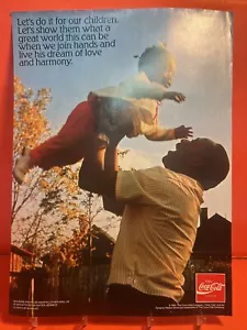 1975 COCA COLA X Dr. Martin Luther King JR./ MAGAZINE AD/Print ad/Rare - Picture 1 of 1