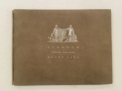 CA 1931 LINCOLN DOCE CILINDROS AUTOMÓVILES ENCUADERNADOS EN CAJA DURA CATÁLOGO ORIGINAL A TODO COLOR Foto 1 de 4
