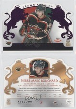 2002-03 Pacific Crown Royale Purple /799 Pierre-Marc Bouchard #119 Rookie RC