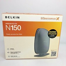 Belkin N150 150 Mbps 4-Port 10/100 Wireless N Router (F9K1001)