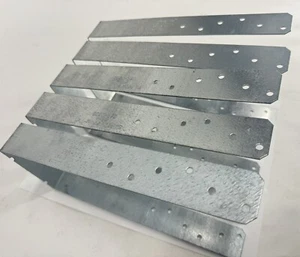 Simpson Strong-Tie 8-3/4-in 18-Gauge SPH4 Steel Stud Plate Tie Wood Lot of 5 - Picture 1 of 3