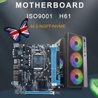 H61 Motherboard LGA1155 Socket I3/I5/I7 CPU Computer MainBoard Support 2 X DDR3