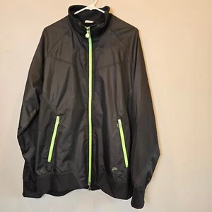 Nike Jacket Mens XL Track Training Lightweight Extra Large Black Neon Green - Bild 1 von 9