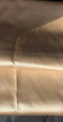 2 petits coupons de damas de soie couture création tissu - restant beige Lot 2 - Photo 1/4