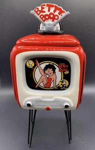 Collectible Betty Boop Ceramic TV Figurine/Box - Fleischer studio Hearst Corp - Picture 1 of 8