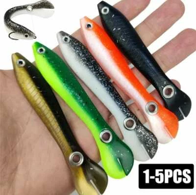 Bionic Soft Köder Fischwerkzeug Wobble Tail Swimbait  silikon Raubfisch Angeln - Bild 1 von 4