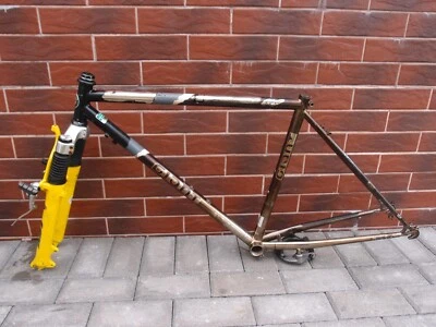 1989 steel frame GIANT Super Sierra shock absorber RST MOZO PRO Shimano Deore XT - Image 1 of 4