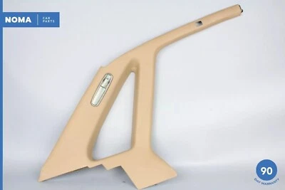 95-03 Jaguar X300 XJ6 XJR lado izquierdo del conductor C pilar cubierta borde beige OEM Foto 1 de 4