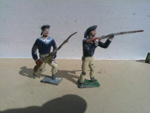 Heyde or similar, German Navy Infantry, 45mm lot of 2 vintage lead figures, TT