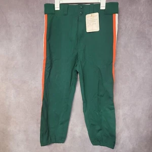Neu mit Etikett Vintage 80er Muster authentisch Sand Strick Miami Hurricanes Baseball Hose Gr. L - Bild 1 von 9