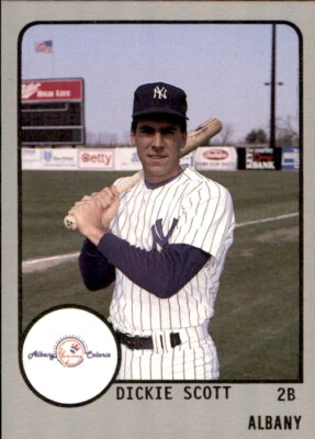 1988 Albany Yankees ProCards #1350 Dickie Scott Ellsworth Maine ME Baseball Card - Image 1 of 2
