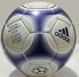 Adidas UEFA Euro Championship Terrestra blue stream FIFA 2000 football size 5 - Picture 1 of 4