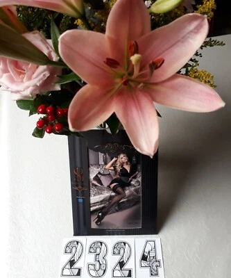 Ballerina’s Secret 243 halterlose Strümpfe mit Spitze in SCHWARZ L-XL 20 d schön 2CU schwarz neu in Verpackung - Bild 1 von 4