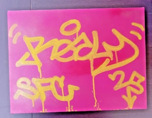 Graffiti Kunst Urban Art Street Art Realy SFC auf Leinwand - Bild 1 von 3