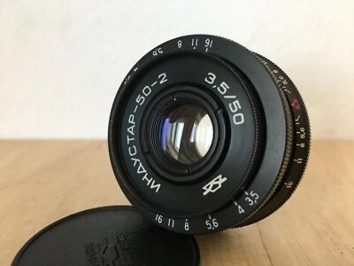 (108) KMZ Industar 50-2 3.5/50 lente panqueque SLR y digital M42 montaje retrato Foto 1 de 4
