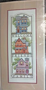 Dimensions Victoriana Welcome Stamped Cross Stitch Kit 3099 Neu - Bild 1 von 6