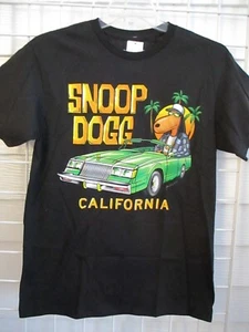 New Snoop Dogg California Hip Hop Rapper West Side Coast Compton T-Shirt Size M - Picture 1 of 6