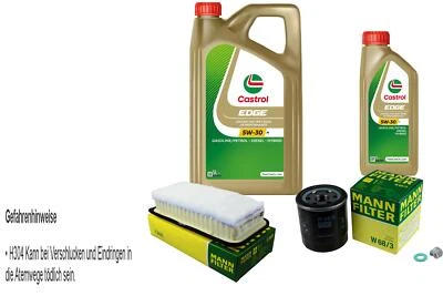 MANN-FILTER Inspektionspaket 6L CASTROL 5W-30 M für Toyota Corolla Verso 1.8 - Bild 1 von 4